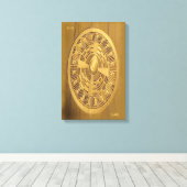 CROP CIRCLE LEINWAND DMT SPIRITUELLE GRAFFITI (Insitu (Holzboden))