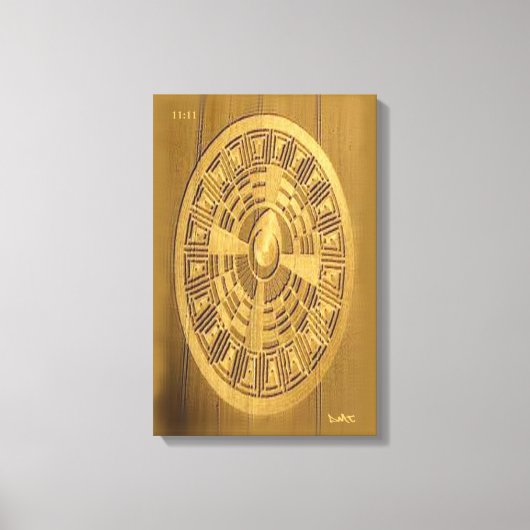 CROP CIRCLE LEINWAND DMT SPIRITUELLE GRAFFITI (Vorderseite)