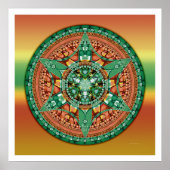 Crop Circle Mandala 2 Poster (Vorne)