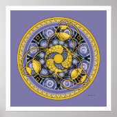 Crop Circle Mandala 5 Poster (Vorne)