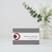 Crop Circle - Planets Crescent Moon Symbol Logo Visitenkarte (Stehend Vorderseite)