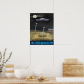 crop circle ufo poster (Küche)