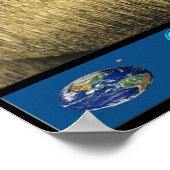 crop circle ufo poster (Ecke)