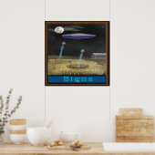 Crop Circle ufo Poster (Küche)