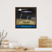 Crop Circle ufo Poster (Küche)