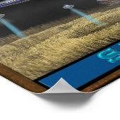 Crop Circle ufo Poster (Ecke)