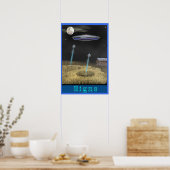 Crop Circle UFO Poster (Küche)