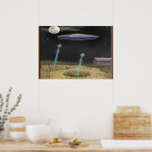 Crop Circle ufo Poster (Küche)