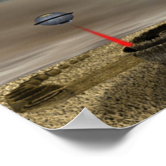 Crop Circle UFOS Poster (Ecke)