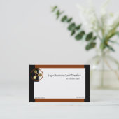 Crop Circles Gold Circles Logo Visitenkarte (Stehend Vorderseite)