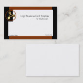 Crop Circles Gold Circles Logo Visitenkarte (Vorne/Hinten)