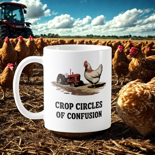 Crop Circles of Confusion | Rural Life Humor Kaffeetasse