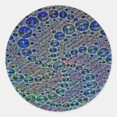 Crop Circles Runder Aufkleber (Vorderseite)