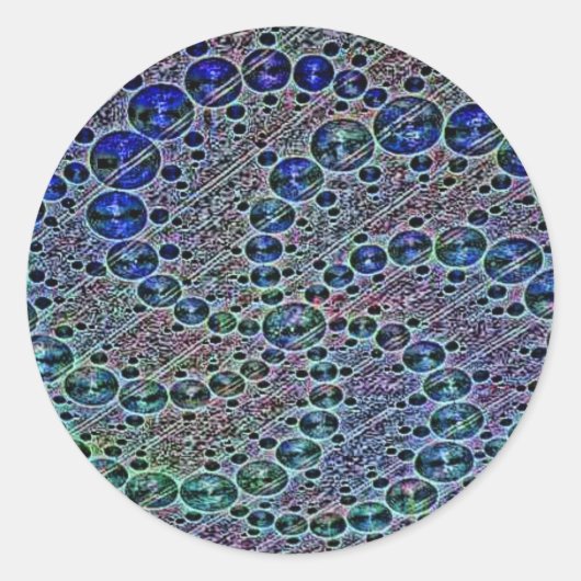 Crop Circles Runder Aufkleber (Vorderseite)