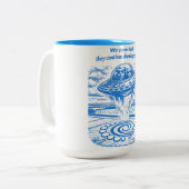 CROP CIRCLES ZWEIFARBIGE TASSE (Vorderseite Links)