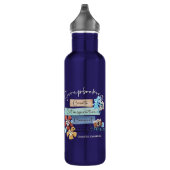 Crop & Connect 24 oz Wasserflasche Edelstahlflasche (Rechts)