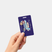 Crop & Connect Atlanta Gepäcktag Abzeichen Ausweis (Handheld)