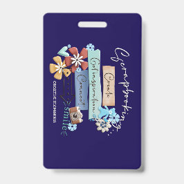 Crop & Connect Atlanta Gepäcktag Abzeichen Ausweis