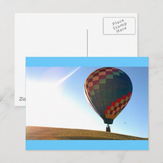 Crop Dusking Postkarte (Vorne/Hinten)