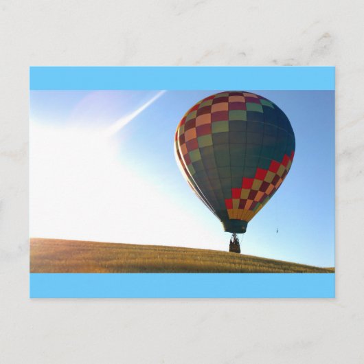 Crop Dusking Postkarte (Vorderseite)