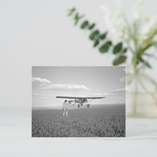 Crop Duster, 1938 Postkarte (Stehend Vorderseite)