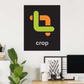 Crop Icon Poster (Heimbüro)