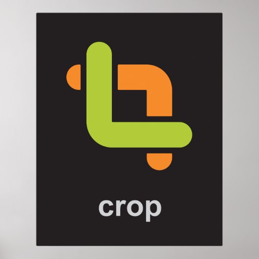 Crop Icon Poster (Vorne)