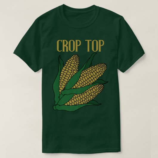 Crop Top Mais Funny Bauer Cooler Vintager Bauer (Design vorne)