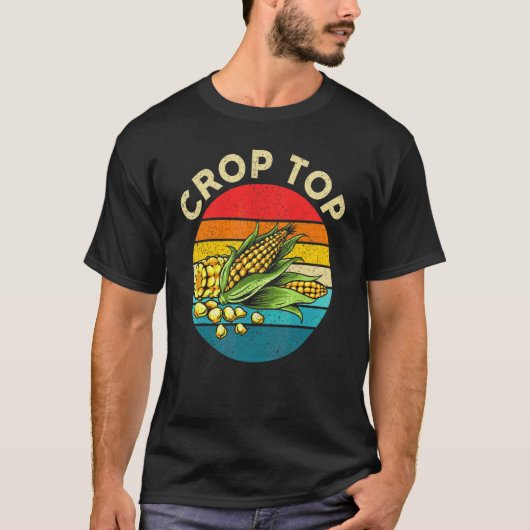 Crop-Top-Maisbauer   Mais T-Shirt (Vorderseite)
