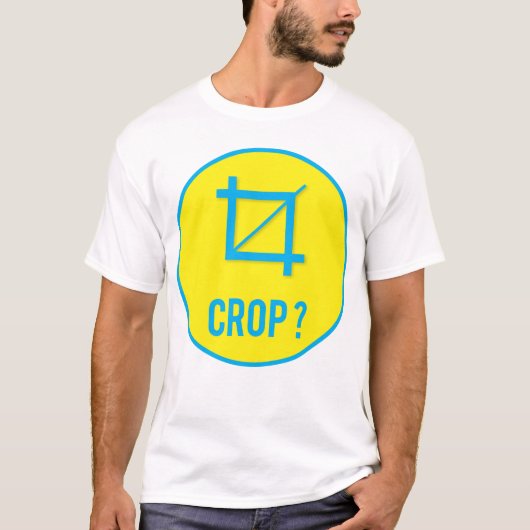 CROP - typografischer T - Shirt (Vorderseite)