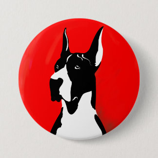 Croppe Mantle Great Dane Button