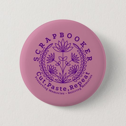 Cropper Scrapbook Crafter Button (Vorderseite)