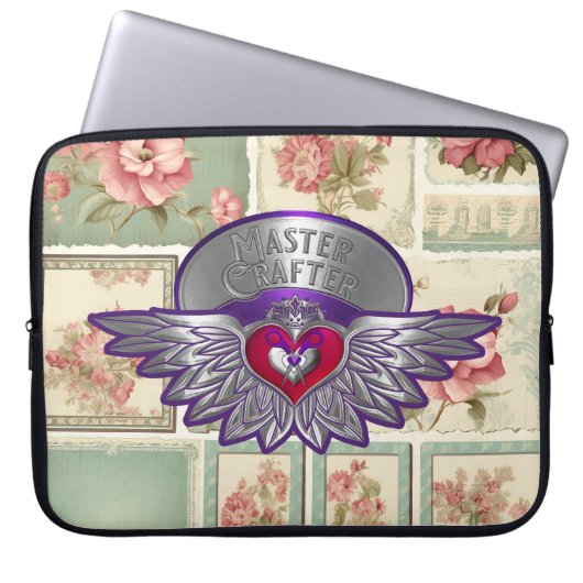 Cropper Scrapbook Crafter  Laptopschutzhülle (Vorderseite)