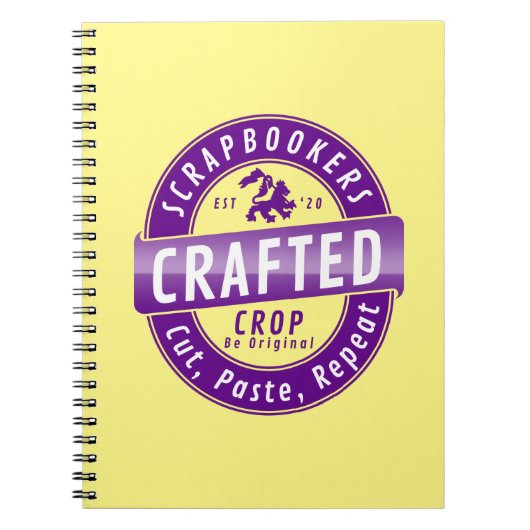 Cropper Scrapbook Notizblock (Vorderseite)
