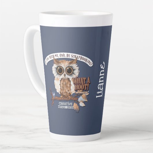 Croptoberfest 2023 Lg Latte Tasse Blue - Personali (Linke Ecke)