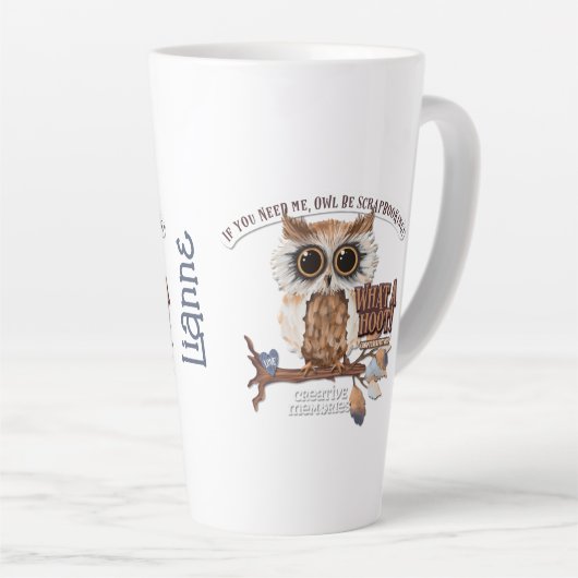 Croptoberfest 2023 Lg Latte Tasse Personalisiert (Rechte Ecke)
