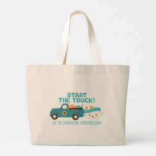 Croptoberfest 2024 Canvas Bag - Start the Truck! B Jumbo Stoffbeutel