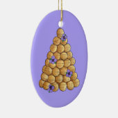 Croquembouche Choux Bun Cream Puffs Wedding Cake Keramik Ornament (Rechts)