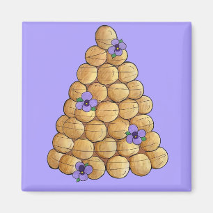 Croquembouche Choux Bun Cream Puffs Wedding Cake Magnet