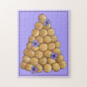 Croquembouche Choux Bun Cream Puffs Wedding Cake Puzzle (Vertikal)