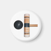 Croquet Ball und Mallet Magnet (Vorne)