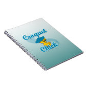 Croquet Chick #3 Notizblock (Rechte Seite)