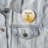 Croquet Chick Button (Beispiel)