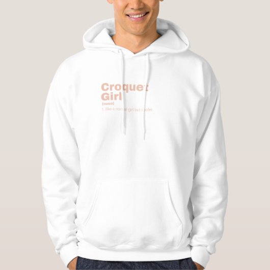 Croquet Girl - Croquet Hoodie (Vorderseite)