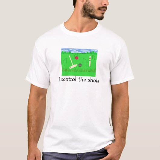 Croquet I Kontrolle the Shots T-Shirt (Vorderseite)