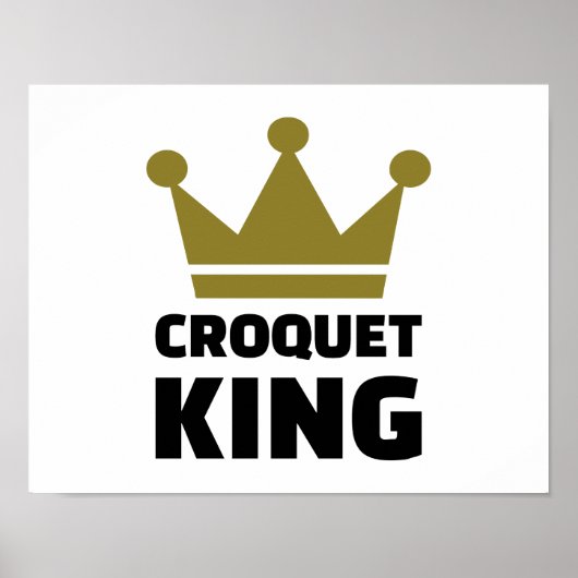 Croquet King Champion Poster (Vorne)