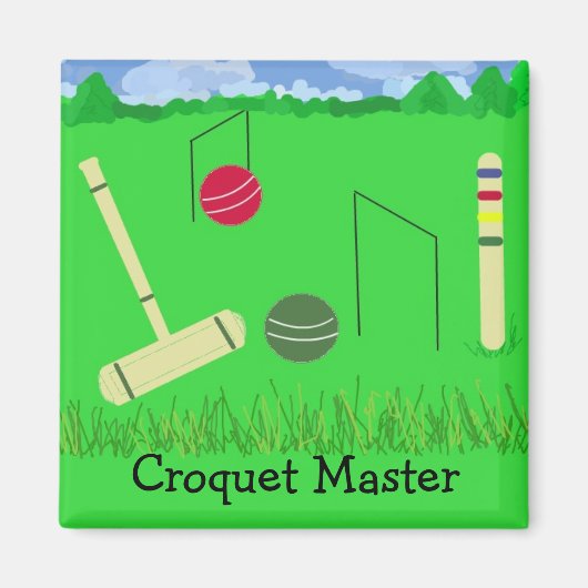 Croquet Master Magnet (Vorne)