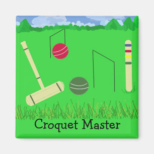 Croquet-Meister Magnet