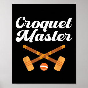 Croquet-Meister  Poster