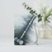 Croquet Postcard Postkarte (Stehend Vorderseite)
